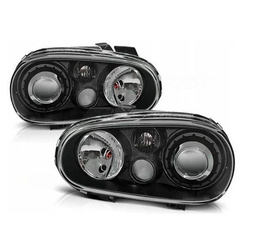 Reflektory lampy przednie VW Golf IV R32 LOOK BLACK