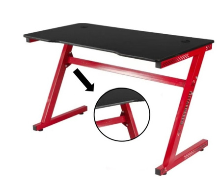 BIURKO GAMINGOWE KOMPUTEROWE STÓŁ DLA GRACZA 120CM