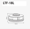 Lampa ostrzegawcza sygnalizator flara pomarańczowa LTF-18L 12/24V