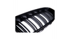 Grill sportowy podwójne żeberka Matt Black BMW 6 F13 F12 F06 2011-2018