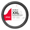 Pokrowiec skórzany perforowany nakładka na kierownicę samochodową XXL 44-46cm SWC-50-XXL AMIO-03559