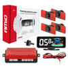 Czujniki parkowania cofania czarnw wewnętrzne LED 3D AMIO-03190