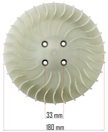 Wirnik turbina do dmuchawy RTODL0057-TUR
