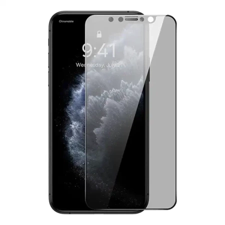 Szkło hartowane z filtrem prywatyzującym 0.3mm Baseus do iPhone XS Max/11 Pro Max
