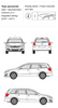 Bagażnik dachowy CRUZ AIRO FIX DARK Opel Astra Caravan H.2