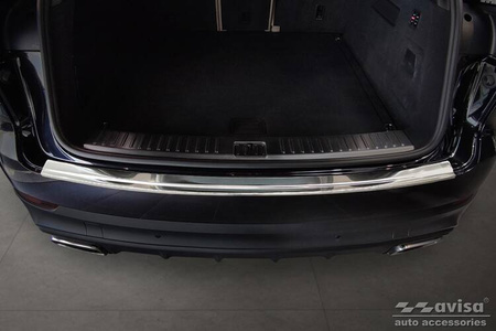 Nakładka na zderzak tylny do Porsche Cayenne 3 (Stal)