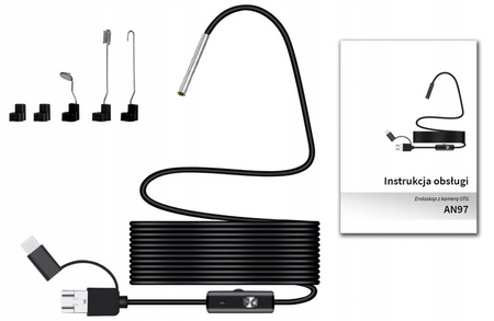 Kamera inspekcyjna endoskop 3.9mm HD ANDROID USB-C