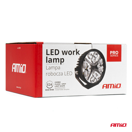 Lampa robocza drogowa LED PRO reflektor homologacja ECE R149 12V 24V AMIO-03870