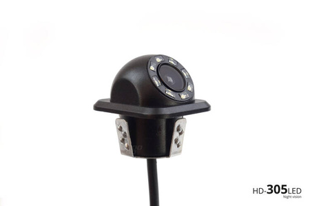 Zestaw czujników parkowania TFT02 4,3" z kamerą HD-305-LED 4 sensory srebrne