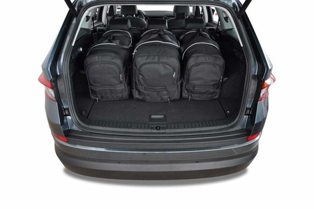SKODA KODIAQ 2017+ TORBY DO BAGAŻNIKA 5 SZT