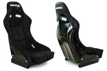 Fotel sportowy GTR Zamsz Bride Black