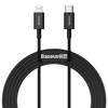 Kabel USB-C na Lightning Baseus Superior Series, 20W, PD, 2m czarny