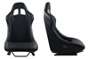Fotel sportowy MONZA RACE PLUS Skóra Black