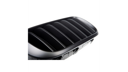 Grill sportowy pojedyncze żeberka Matt Black BMW X5 F15 F85 X6 F16 F86 2013-2018