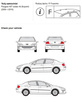 Bagażnik dachowy Airo Fix Dark Peugeot 407 sedan