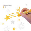 Farby w kredce metaliczne Apli Kids - 2 kolory