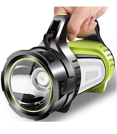 LATARKA SZPERACZ REFLEKTOR AKUMULATOROWA LED XM-L T6 USB POWERBANK 5 TRYBÓW