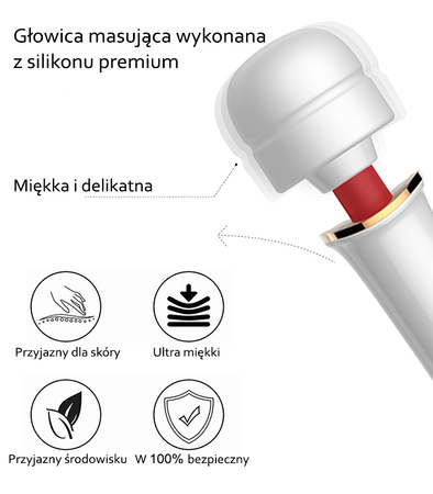 MASAŻER WIBRACYJNY DO CIAŁA MIĘŚNI PLECÓW ROZLUŹNIAJĄCY RELAKSUJĄCY