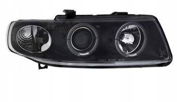 Reflektory lampy przednie Seat Leon BLACK RINGI