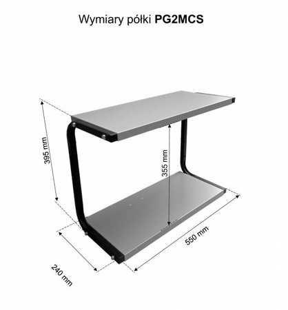 Półka garażowa PG2MCS