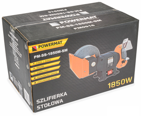 Szlifierka stołowa kamieniowa boczna 1850W PM-SS-1850M-SM