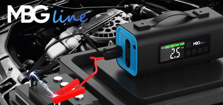 Jump Starter Booster 54,76Wh PD30W Kompresor Samochodowy Dmuchawa Powerbank