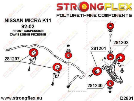 Tuleja łącznika stabilizatora przekładka