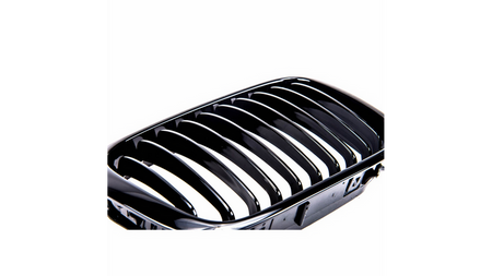 Grill sportowy pojedyncze żeberka Gloss Black  BMW 3 (E46) Sedan Compact Touring przed liftem 1998-2001