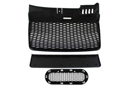 GRILL AUDI A4 B7 RS-STYLE BLACK (04-08)