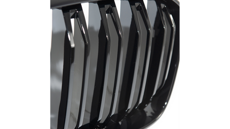Grill sportowy podwójne żeberka Gloss Black BMW X3 G01 F97 X4 G02 F98 Facelift 2021-obecnie