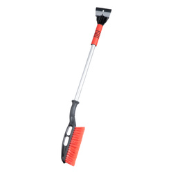 Szczotka zmiotka skrobaczka do szyb śniegu lodu długa 89cm AMIO-04149