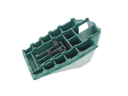 Klin pod koło plastikowy z hamulcem