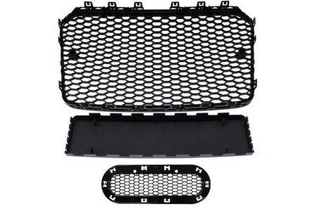 GRILL AUDI A5 8T RS-STYLE BRIGHT BLACK (13-16)