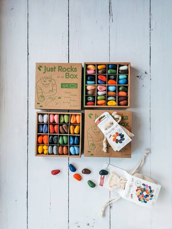 Kredki Crayon Rocks w pudełku 64 sztuki - 32 kolory