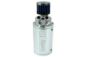 Oil catch tank 0.7L 9mm / 15mm D1Spec Silver + Filtr