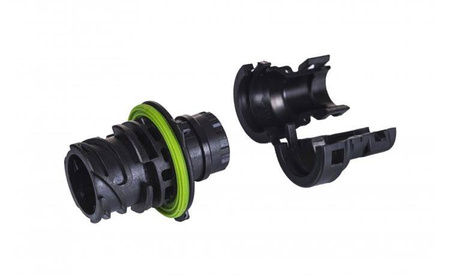 Lampa zespolona tylna HOR 87 - Carmen, diodowa 12/24 V, prawa, bez oświetlenia tablicy rejestracyjnej, przewód 6x0,5 mm2, długość 0,3 m + peszel + gniazdo 7-pin (nakładki na światło hamowania)