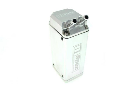 Oil catch tank 0.9L 15mm D1Spec Silver Square