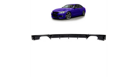 Tylny dyfuzor Gloss Black  BMW 3 (F30) Sedan (F31) Touring 2011-2018