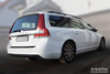 Nakładka na zderzak tylny do Volvo V70 3 (Carbon Fiber)