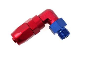 Końcówka 90° na przewód AN6 9/16"-18NPT