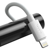 Kabel USB-C do Lightning Baseus Simple Wisdom, PD, 20W, 1.5m (biały) 2szt.