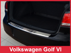 Nakładka na zderzak tylny do Volkswagen Golf 6 (Stal)