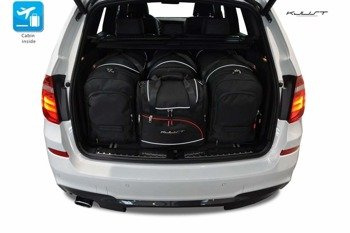 BMW X3 2010-2017 TORBY DO BAGAŻNIKA 4 SZT