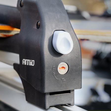 Bagażnik dachowy na narty snowboard krótki 570 mm SSR-01S AMIO-02590