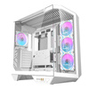Obudowa komputerowa Darkflash DY470 (biała) + 4 wentylatory + uchwyt GPU