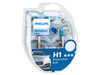 Żarówki PHILIPS H1 12V 55W P14,5s + W5W 12V 5W W21x9,5d WhiteVision ultra