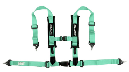 Pasy sportowe Slide V2 Miętowe 4P 2" E4