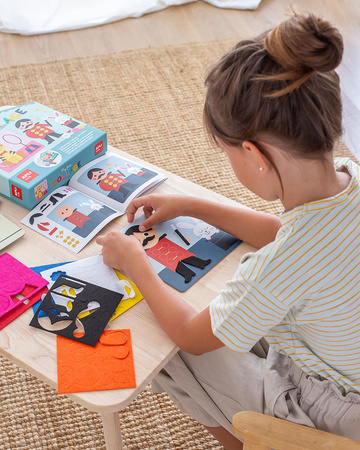 Mój pierwszy zestaw artystyczny Apli Kids - Kolaże z filcu