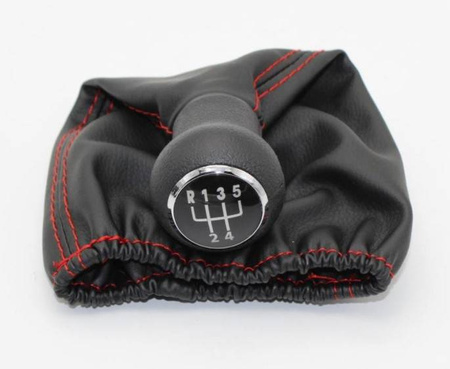 Gałka VW GOLF 3 CZERWONA NIĆ, z mieszkiem