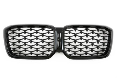 GRILL NERKI BMW X3 X4 G01 G02 LCI DIAMOND BLACK